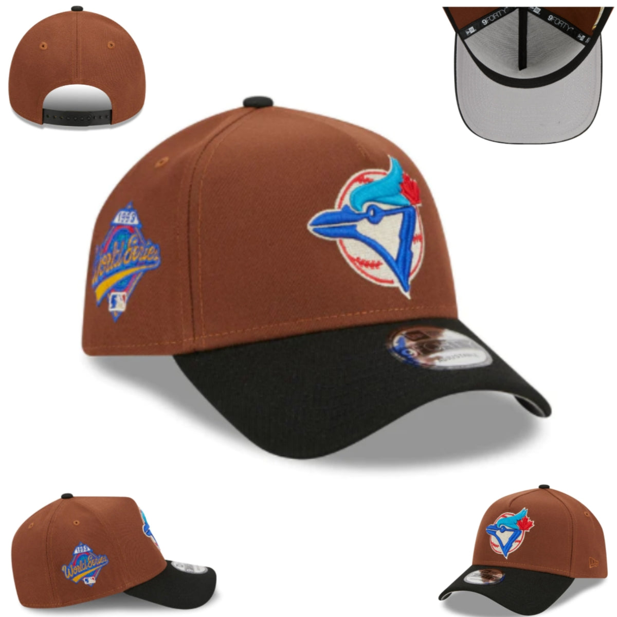 Toronto Blue Jays World Series Brown and Black Adjustable Cap