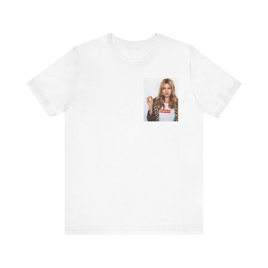 Supreme Kate Moss Tee , Unisex ,  Black and White
