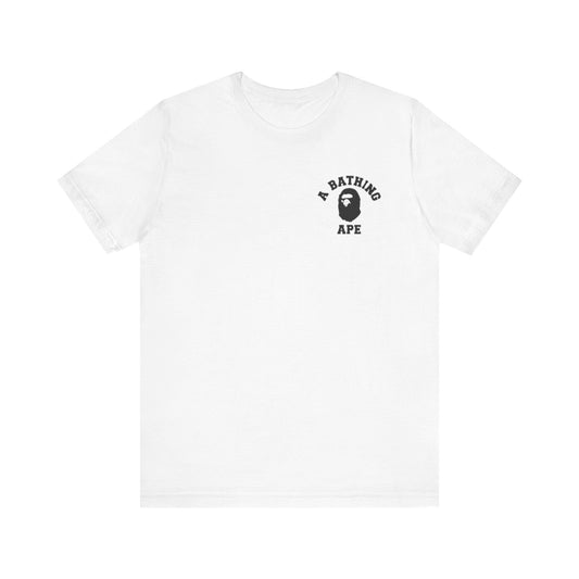 BAPE College Logo TeeBAPE College Logo Tee , Unisex , Black and White