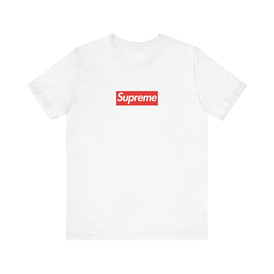 Supreme Box Logo Tee Unisex, White and Black