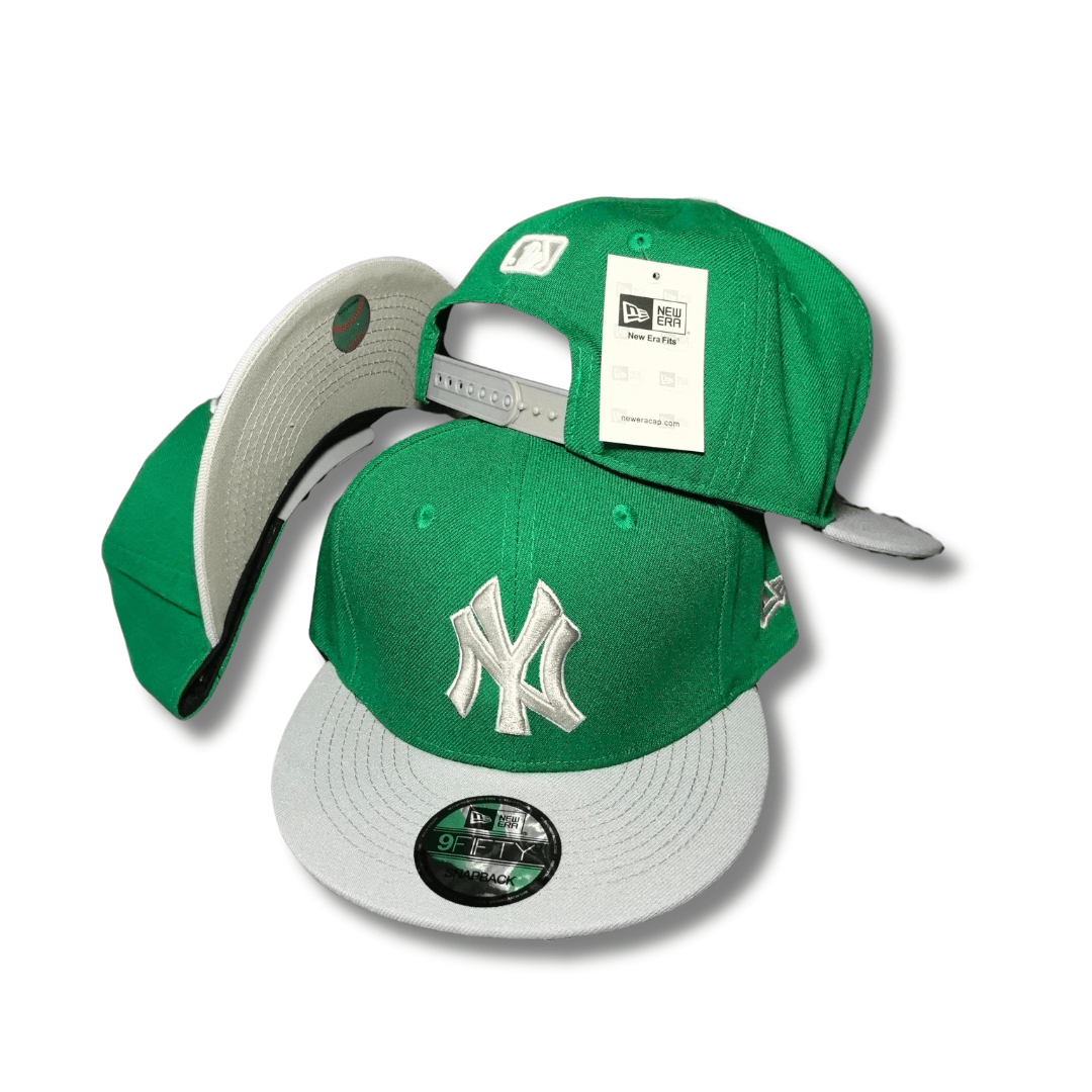 New York Yankees Green and Grey Stylish Design – Snapback Cap